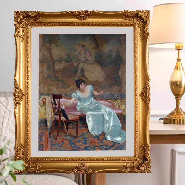 The Love Letter by Vittorio Reggianini Poster (Creator Uploaded)