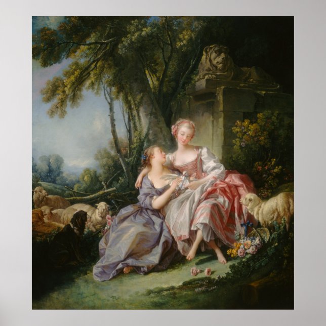 The Love Letter - François Boucher Fine Art Poster (Front)