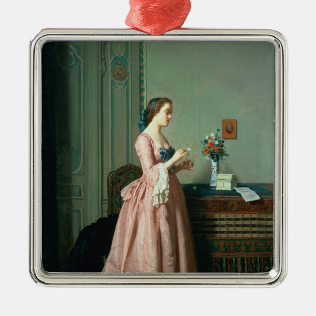 The Love Letter Metal Ornament (Front)