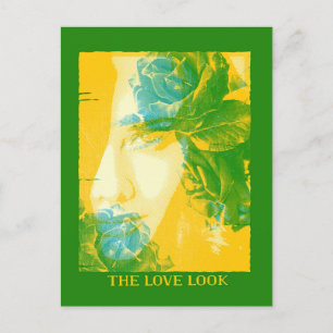 The Love Look Collage Postcard