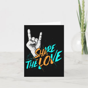 The Love Men Women Kids Boys Girls Asl Gift  Card