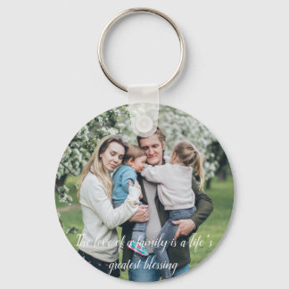 The love of a family is life's greatest blessing key ring