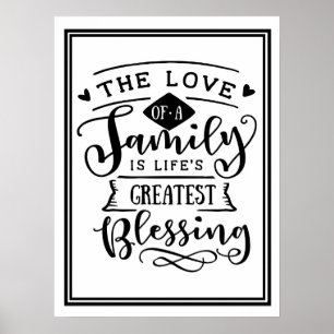 The Love of a Family Poster