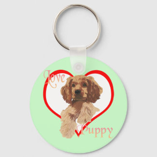 The Love Puppy Key Ring