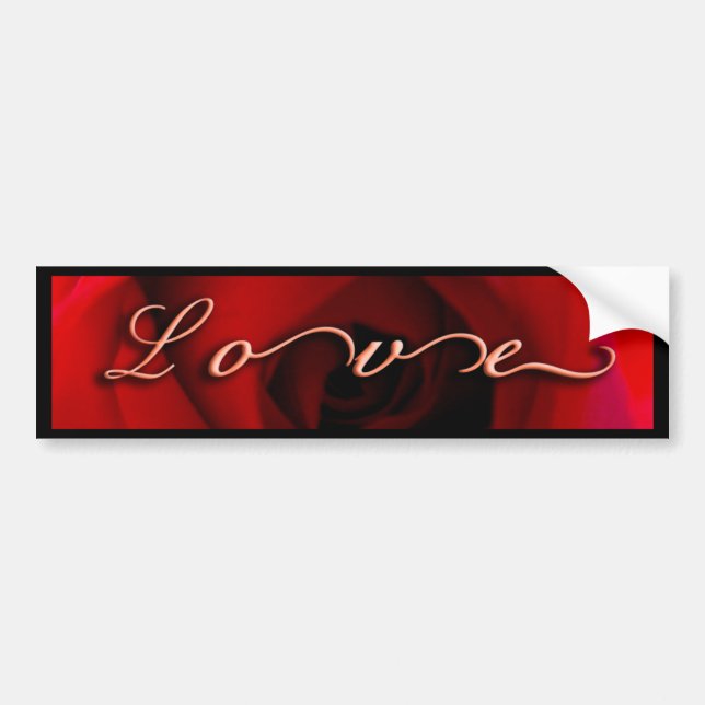 The Love Series Bumper Sticker (Front)