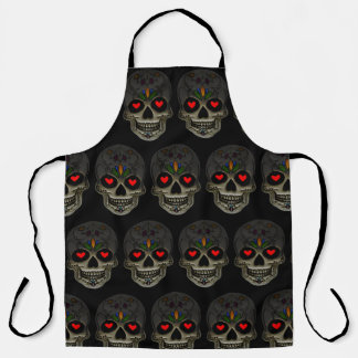 The Love Skull Apron