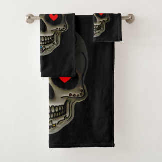 The Love Skull Bath Towel Set