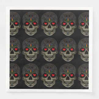 The Love Skull  Napkin
