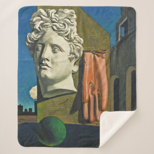 The Love Song   Giorgio de Chirico   Sherpa Blanket