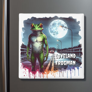 The Loveland Frogman   Ohio Cryptid Magnet