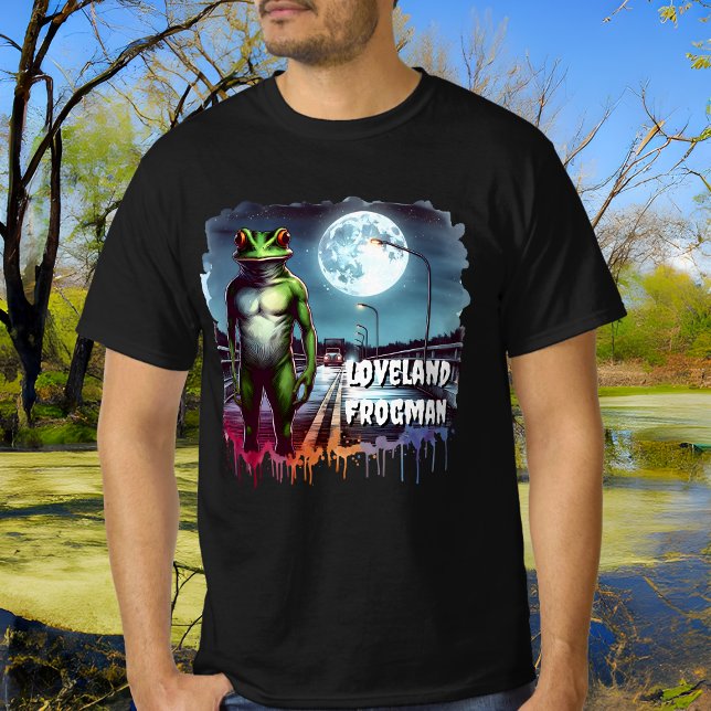 The Loveland Frogman | Ohio Cryptid T-Shirt (Creator Uploaded)