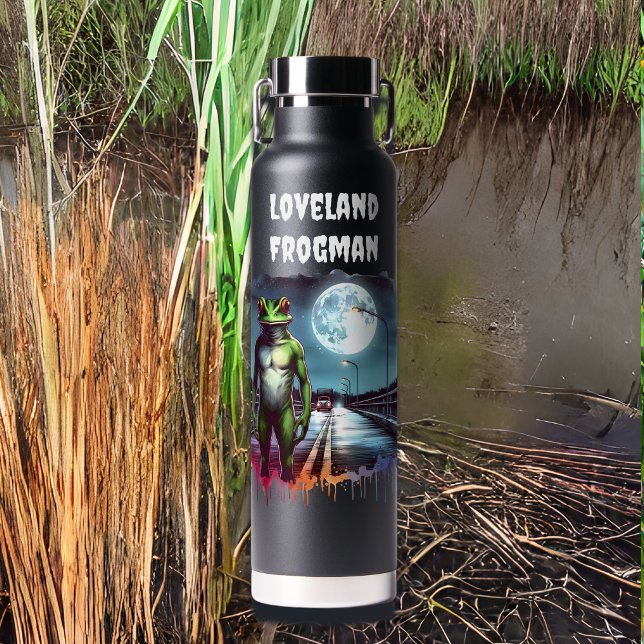 The Loveland Frogman | Ohio Cryptid Water Bottle (Creator Uploaded)