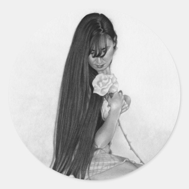 The Lovely Rose Sticker (Front)