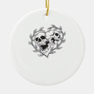 The Lover Till Death Do Us Ceramic Ornament