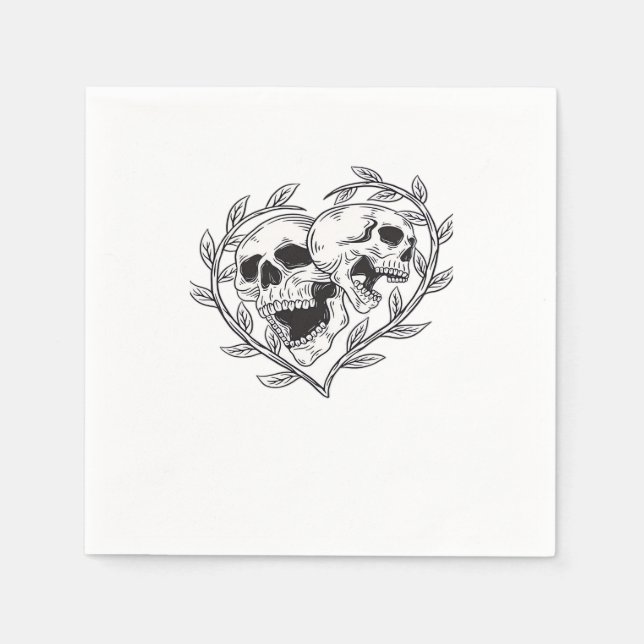 The Lover Till Death Do Us  Napkin (Front)