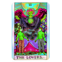 The Lovers Coronavirus Tarot Card