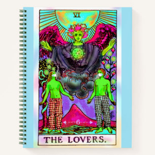 The Lovers Coronavirus Tarot Card Notebook