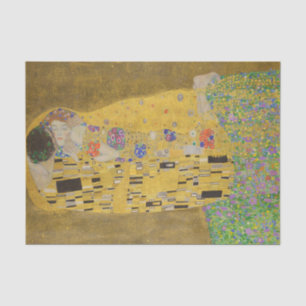The Lovers Kissing Embrace by Gustav Klimt Tissue Paper