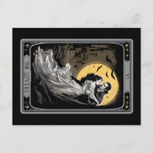 The Lovers Tarot Card – Gothic Vampire Dracula and
