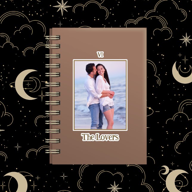 The Lovers Tarot Card | Happy Couple Photo (Notebook)