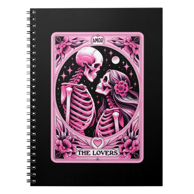 The Lovers Tarot Card Notebook Collection (Front)