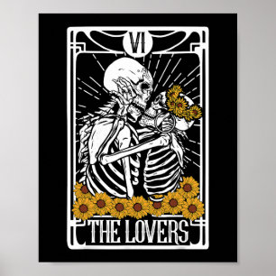 The Lovers Tarot Card Reading Witch Aesthetic Hall Poster