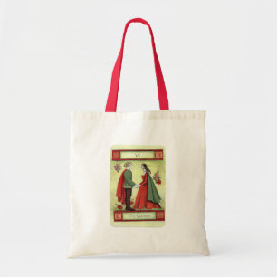 "The Lovers" tarot card Tote Bag