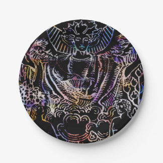 The Lovers Tarot Party Paper Plate