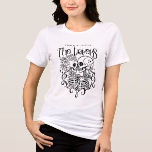 The Lovers Tarot Personalised  Tri-Blend Shirt