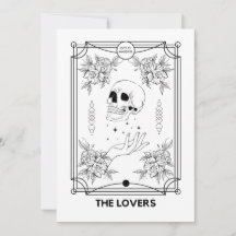 The Lovers Tarot Wedding Invitation