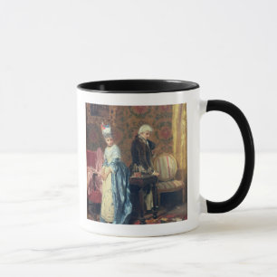 The Lovers' Tiff, 1872 (oil on panel) Mug