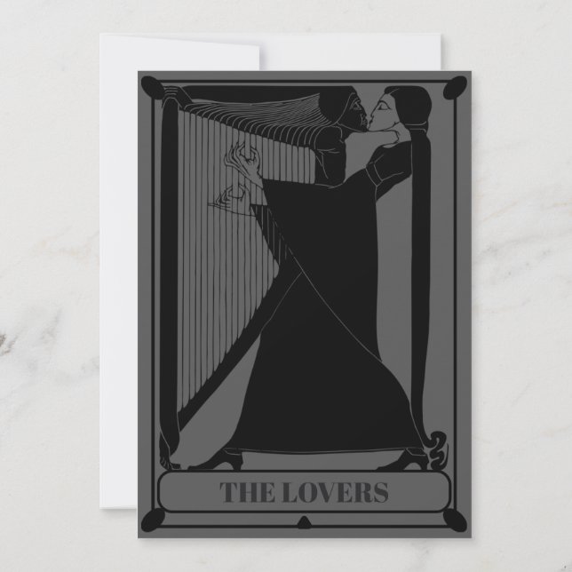 The Lovers Wedding Save The Date (Back)