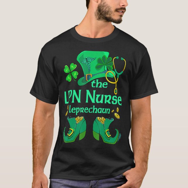 The Lpn Nurse Leprechaun St Patricks Day Tees Sham (Front)