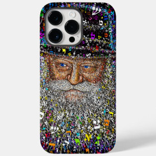 The Lubavitcher Rebbe made of Hebrew Letters Case-Mate iPhone 14 Pro Max Case