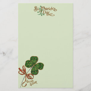 The Luck O The Irish St. Patrick's Day Stationery