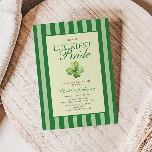 The Luckiest Bride Bridal Shower Invitation