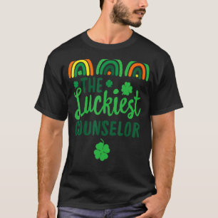 The Luckiest School Counsellor St Patrick's Day Lu T-Shirt