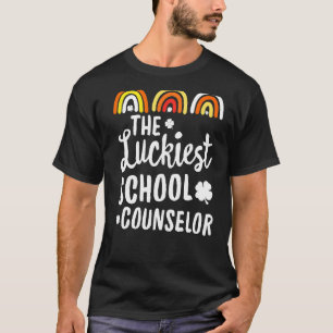 The Luckiest School Counsellor St Patrick's Day Lu T-Shirt