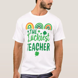 The Luckiest Teacher St. Patrick's Day Irish At Sc T-Shirt