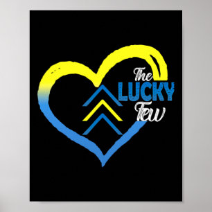 The Lucky Few Heart Ribbon Three Arrows Down Syndr Poster