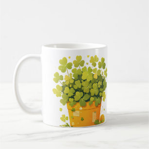 The Lucky Pot of Clover Coffee Mug