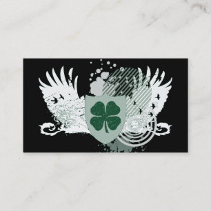 the lucky shamrock business card