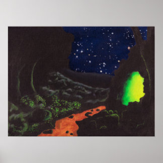 The Luminescent Cave: Poster