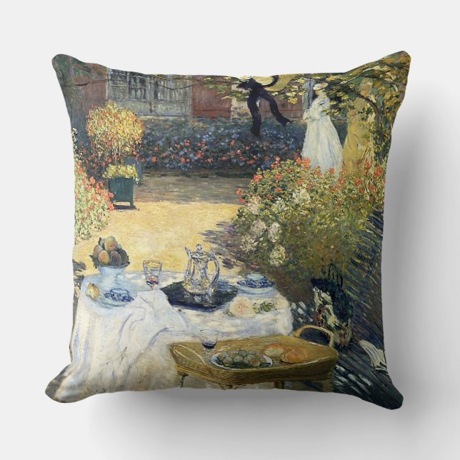 The Luncheon Claude Monet    Cushion (Front)