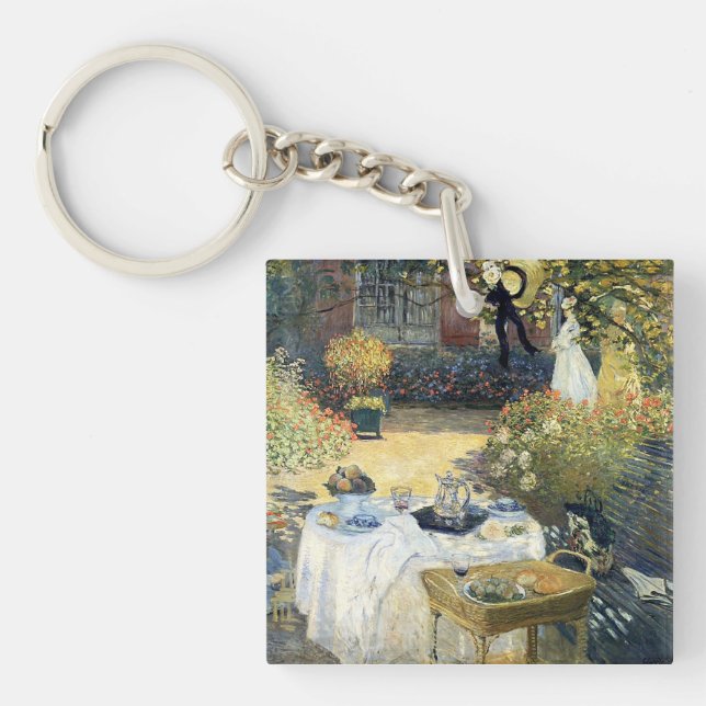The Luncheon Claude Monet    Key Ring (Front)