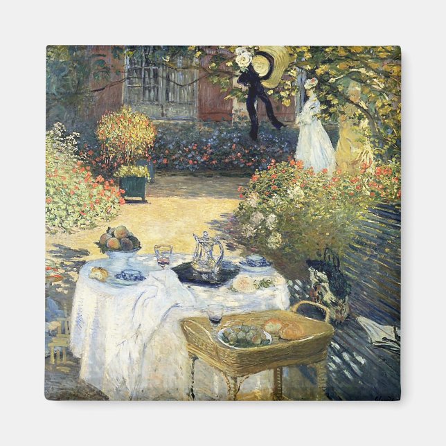 The Luncheon Claude Monet    Magnet (Front)