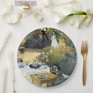 The Luncheon Claude Monet Paper Plate