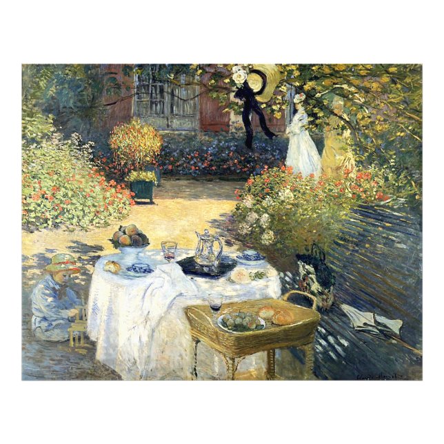 The Luncheon Claude Monet    Photo Print (Front)