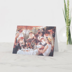 The Luncheon of the Boating Party Card