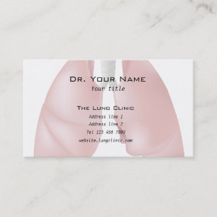 The Lung Doctor Business Card